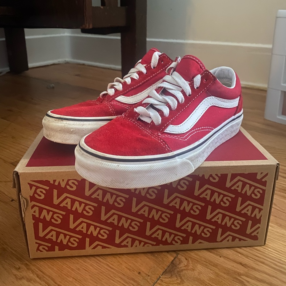Classic red vans